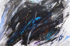 Inspiration eines Bekannten Blau Schwarz (0384)