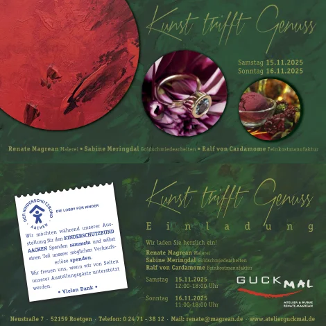 Ausstellung Kunst trifft Genuss November 2025